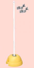 リブ付看板用ベースポールセット　