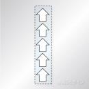 カッティング矢印　白　【1シート5枚付】