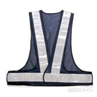 反射メッシュチョッキ　V60-BW