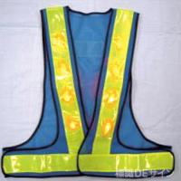 超高輝度赤色LED反射メッシュチョッキ　LED-LBL