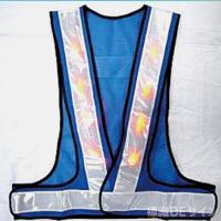 超高輝度赤色LED反射メッシュチョッキ　LED-LBW