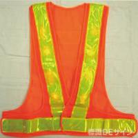 超高輝度赤色LED反射メッシュチョッキ　LED-OL