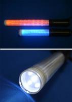 ニューフラシュバトンS　赤青2色高輝度合図灯ショートタイプ275㎜　