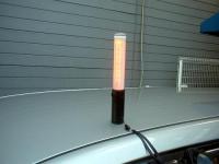 ニューフラシュバトンS　赤青2色高輝度合図灯ショートタイプ275㎜　