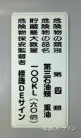 ステンK16(A)　ステンレス製標識　「類別4行」
