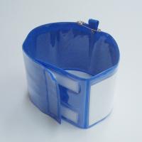 記入式腕章　青　　ビニール製　90×400㎜