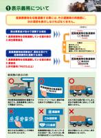 産業廃棄物収集運搬車マグネット　許可業者用　4行