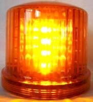 乾電池式LED回転灯 黄色 LED-DEN-Y