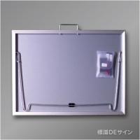 ホワイトボードB-2文字入り　「工事名・工種・測点」　　ヨコ　450×600㎜