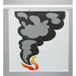 消火訓練用標的幕 (煙)