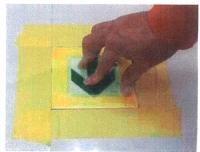 GP1212LA　高輝度蓄光式通路誘導標識　床用　A50級