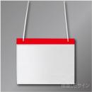 役割ホルダー赤　(ポケット式/A4サイズ用)