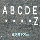 路面用文字　「アルファベット」　白　　1文字サイズ　H300㎜