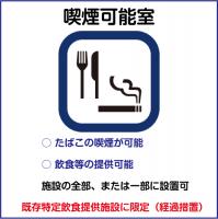 「禁煙　No smoking」 透明ステッカー製 150×100㎜【5枚/1組】