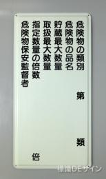 K16(C)　鉄板製標識　「類別6行」
