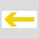 JIS配管識別方向表示ステッカー　A4　小サイズ