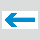 JIS配管識別方向表示ステッカー　A1　小サイズ