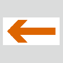 JIS配管識別方向表示ステッカー　その他用A9　大サイズ