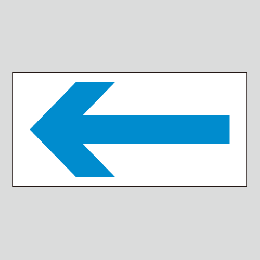 JIS配管識別方向表示ステッカー　その他用A1　大サイズ