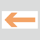 JIS配管識別方向表示ステッカー　　A7　　特大サイズ