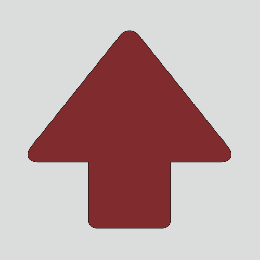 JIS配管識別方向表示ステッカー　切抜き矢印タイプ 　A102　小サイズ