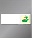 誘導板501(右)　　屋外用高輝度蓄光表示付看板