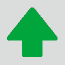 JIS配管識別方向表示ステッカー　切抜き矢印タイプ 　A116　特大サイズ