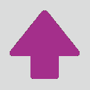 JIS配管識別方向表示ステッカー　切抜き矢印タイプ 　A110　特大サイズ