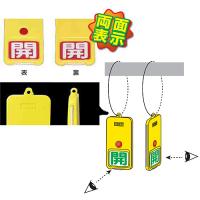 屋外用　回転式　開閉札　857-83